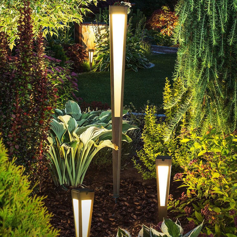 Les Jardins Torche TECKA Solaire et Rechargeable Durateck 120cm