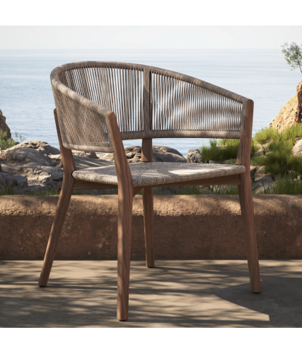 Royal Botania Chaise Teck Carés