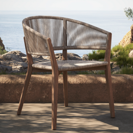 Royal Botania Chaise Teck Carés