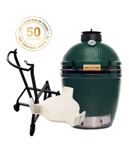 Big Green Egg Pack Medium 50 Years  - Chariot + Egg + ConvEGGtor