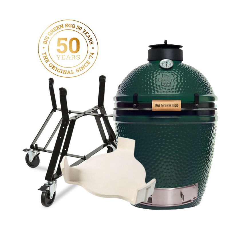 Big Green Egg Pack Medium 50 Years Big Green Egg - Berceau + Egg + ConvEGGtor