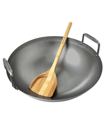 Big Green Egg Wok Acier Carbone