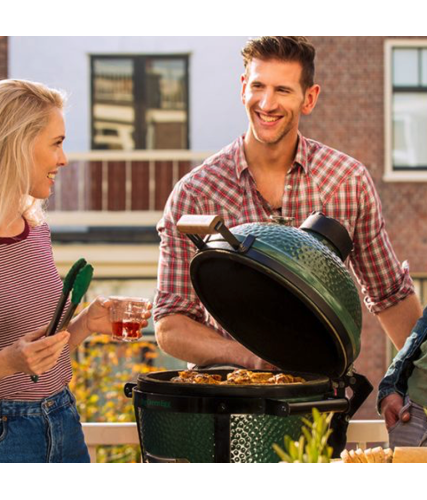 Big Green Egg MiniMax avec berceau à poignées