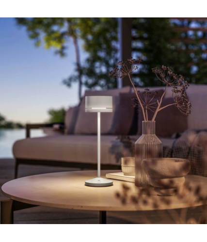 SOMPEX Lampe de Table MONZA BLANC