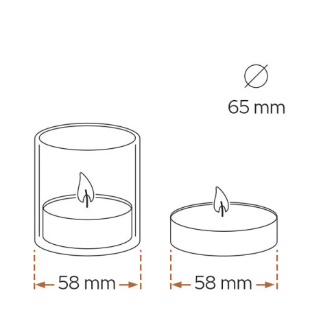 Glowbus Growdrop bougie